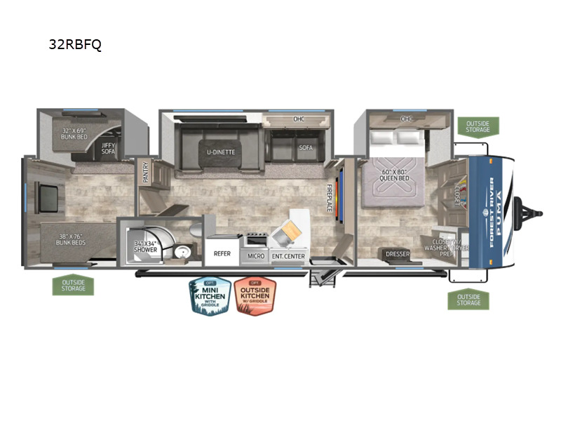 2026 Palomino Puma 32RBFQ in walton KY