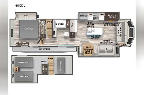 2023 Forest River Rv Cedar Creek Cottage 40CDL in adamstown PA