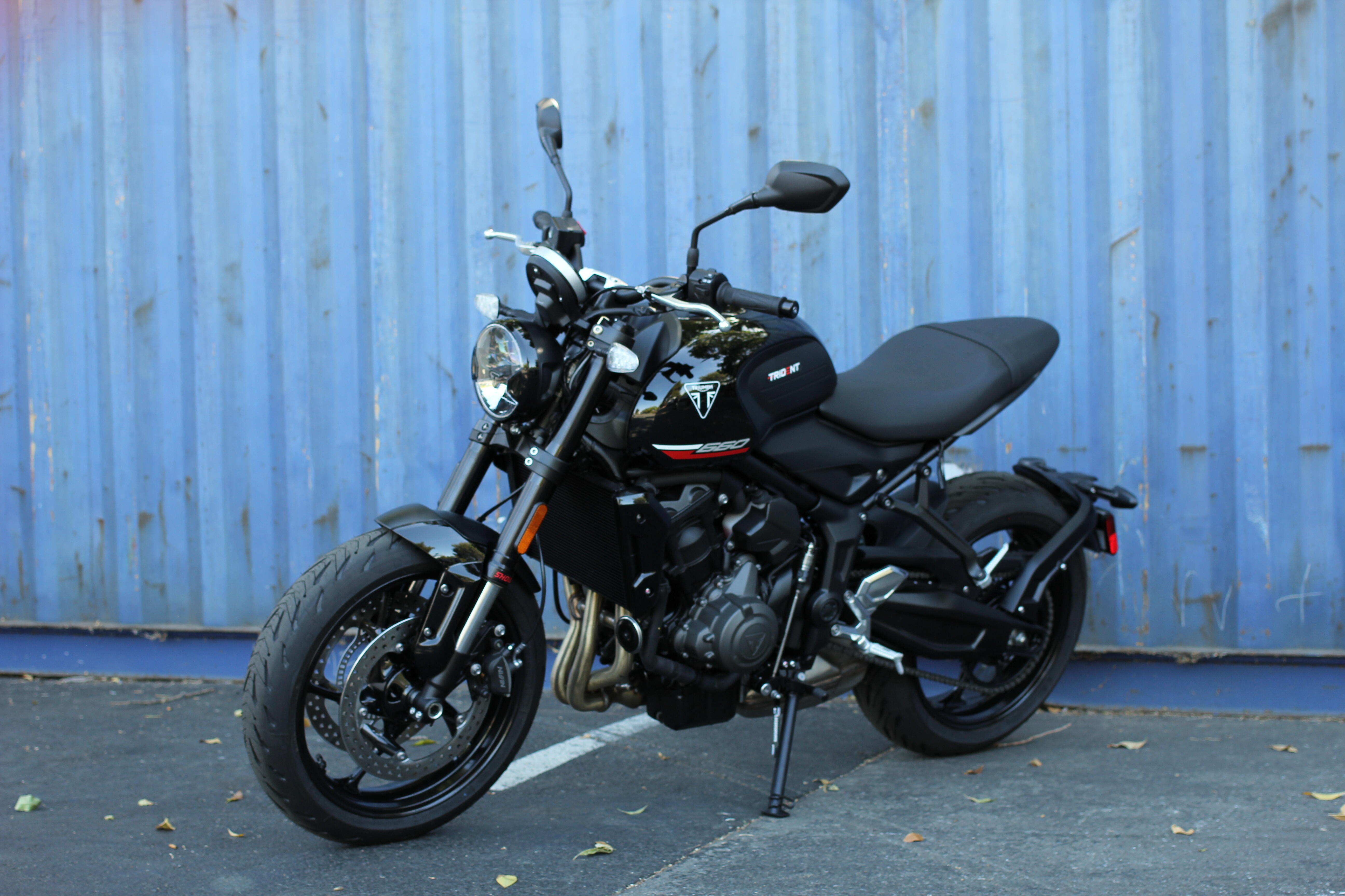 New 2024 Triumph Trident Jet Black/triumph Racing Yellow 660 For