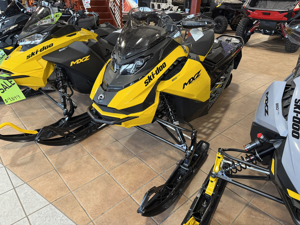 New 2025 Ski-Doo Mxz® Adrenaline® 850 E-Tec 137 Ripsaw 1.25_Yellow