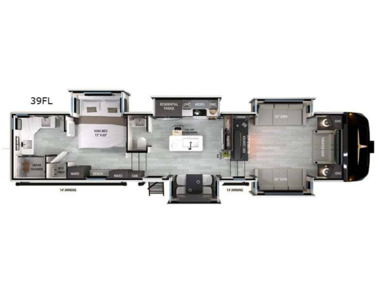 A photo of this 2026 Heartland Bighorn 39FL