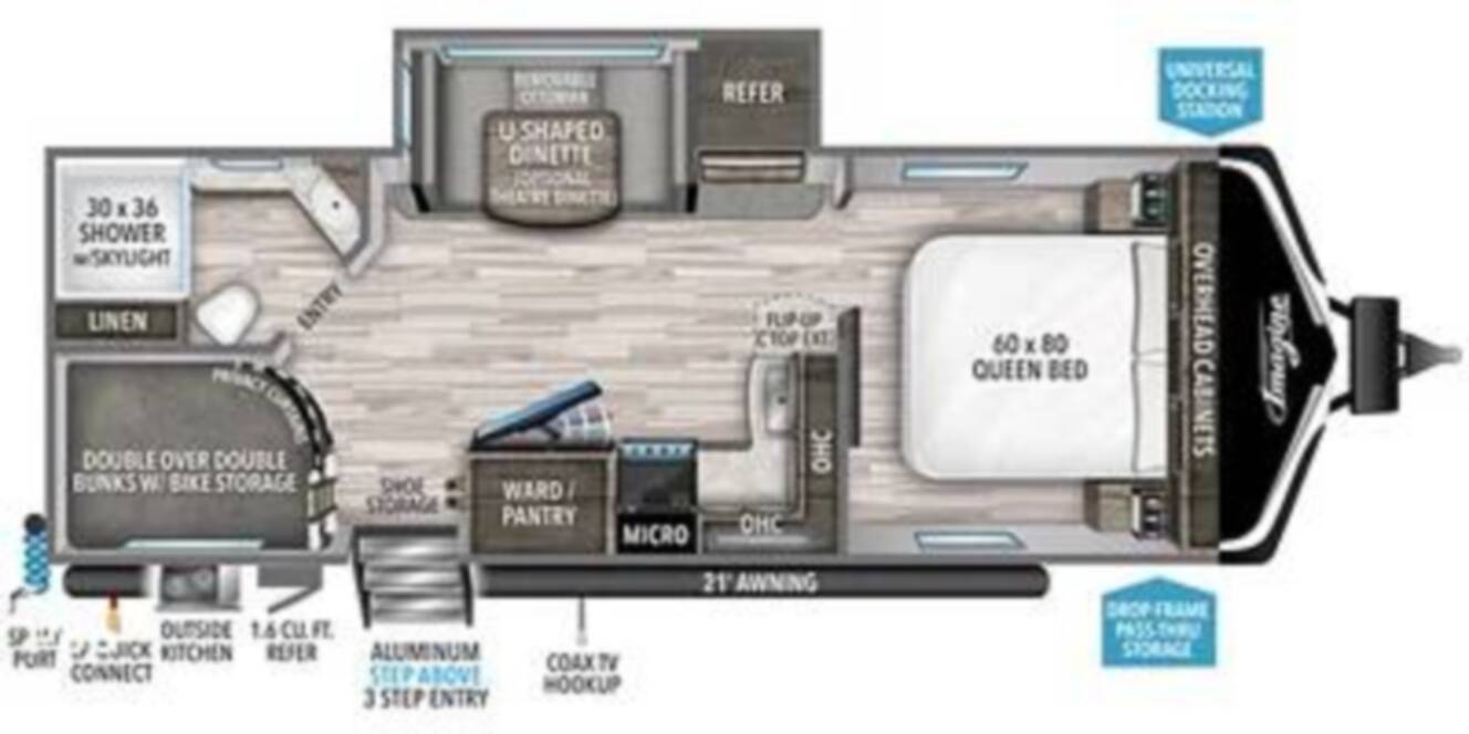 A photo of this 2023 Grand Design Imagine 2400BH