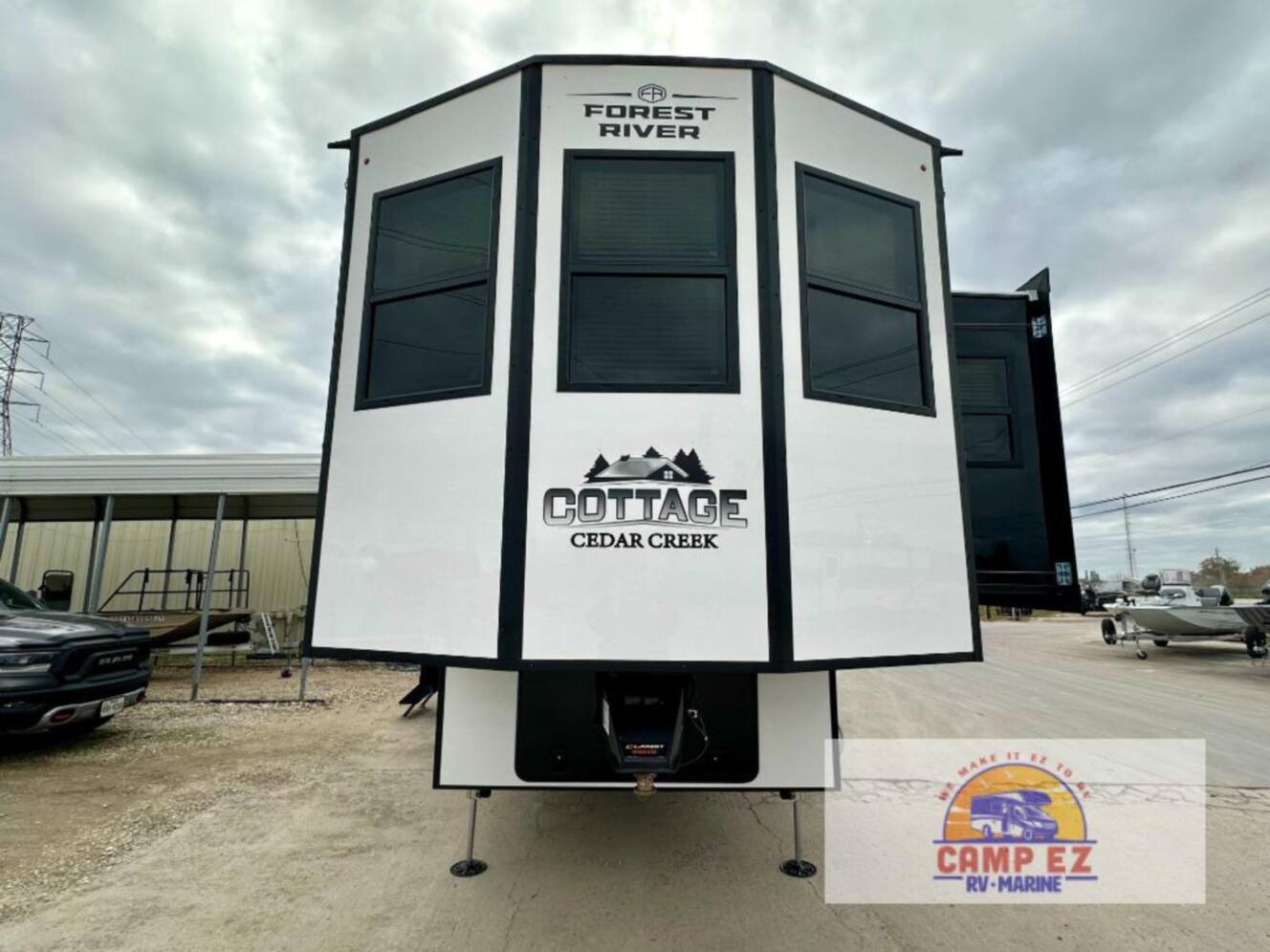 A photo of this 2026 Forest River Rv Cedar Creek Cottage 413FWC