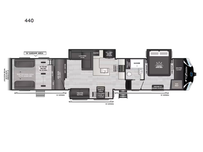 2025 Keystone Rv Fuzion 440 in livingston TX