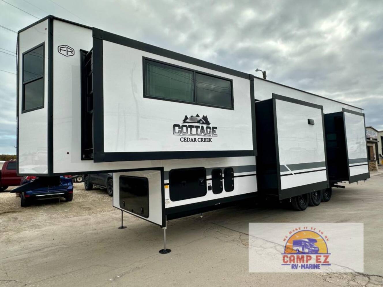 A photo of this 2026 Forest River Rv Cedar Creek Cottage 413FWC