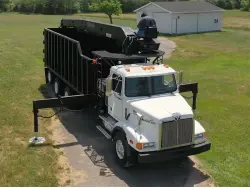 2003 WESTERN STAR 4900SA TRI-AXLE GRAPPLE TRUCK, CRANE TRUCK, KNUCKLEBOOMS, HAUL TRUCK.