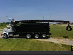 2003 WESTERN STAR 4900SA TRI-AXLE GRAPPLE TRUCK, CRANE TRUCK, KNUCKLEBOOMS, HAUL TRUCK.