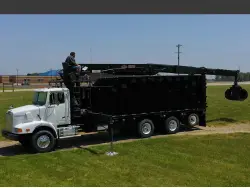 2003 WESTERN STAR 4900SA TRI-AXLE GRAPPLE TRUCK, CRANE TRUCK, KNUCKLEBOOMS, HAUL TRUCK.