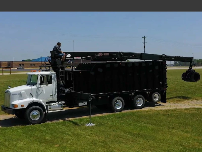 2003 WESTERN STAR 4900SA TRI-AXLE GRAPPLE TRUCK, CRANE TRUCK, KNUCKLEBOOMS, HAUL TRUCK.