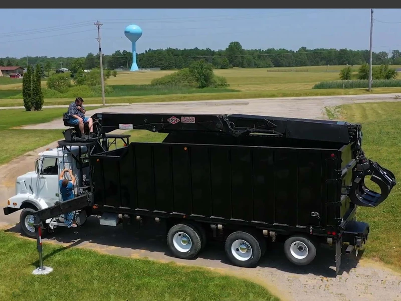 2003 WESTERN STAR 4900SA TRI-AXLE GRAPPLE TRUCK, CRANE TRUCK, KNUCKLEBOOMS, HAUL TRUCK.