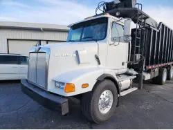 2003 WESTERN STAR 4900SA TRI-AXLE GRAPPLE TRUCK, CRANE TRUCK, KNUCKLEBOOMS, HAUL TRUCK.