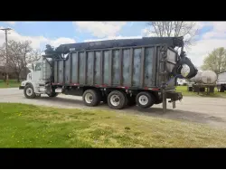 2003 WESTERN STAR 4900SA TRI-AXLE GRAPPLE TRUCK, CRANE TRUCK, KNUCKLEBOOMS, HAUL TRUCK.