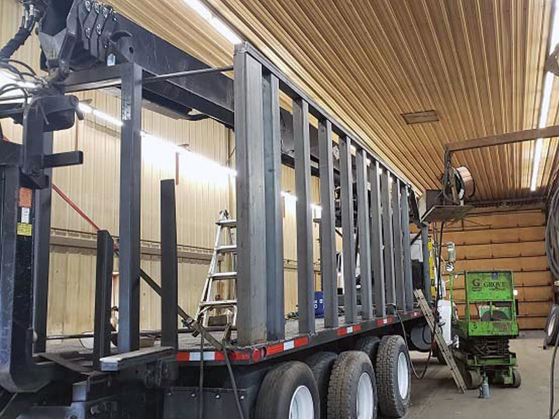 2003 WESTERN STAR 4900SA TRI-AXLE GRAPPLE TRUCK, CRANE TRUCK, KNUCKLEBOOMS, HAUL TRUCK.