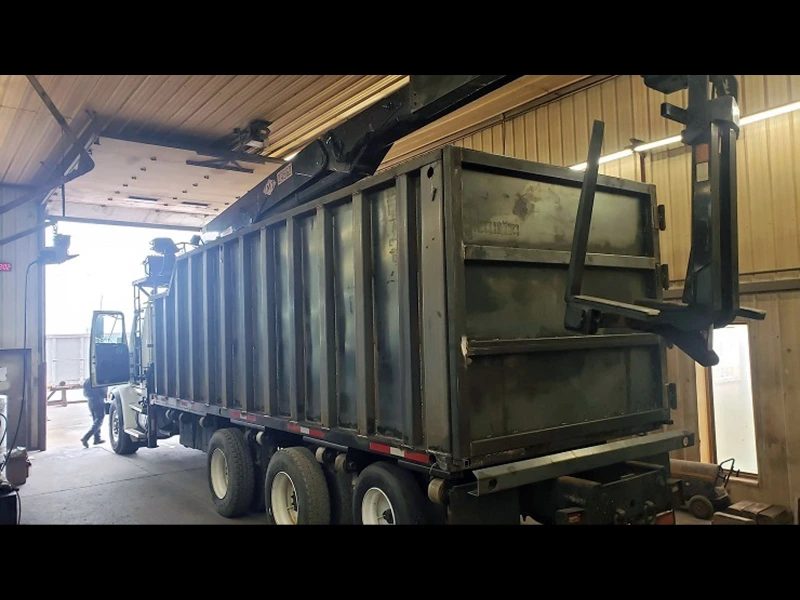2003 WESTERN STAR 4900SA TRI-AXLE GRAPPLE TRUCK, CRANE TRUCK, KNUCKLEBOOMS, HAUL TRUCK.