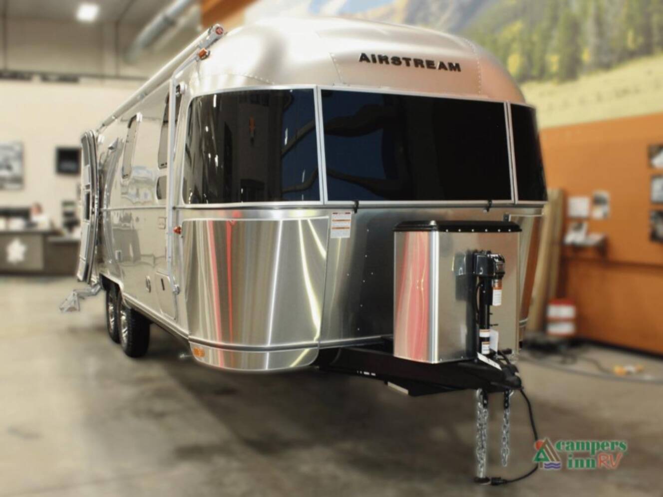 A photo of this 2026 Airstream Trade Wind 25FBQ