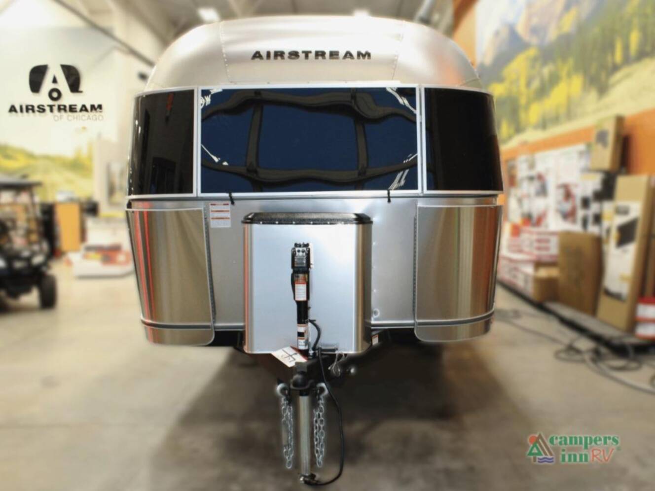 A photo of this 2026 Airstream Trade Wind 25FBQ
