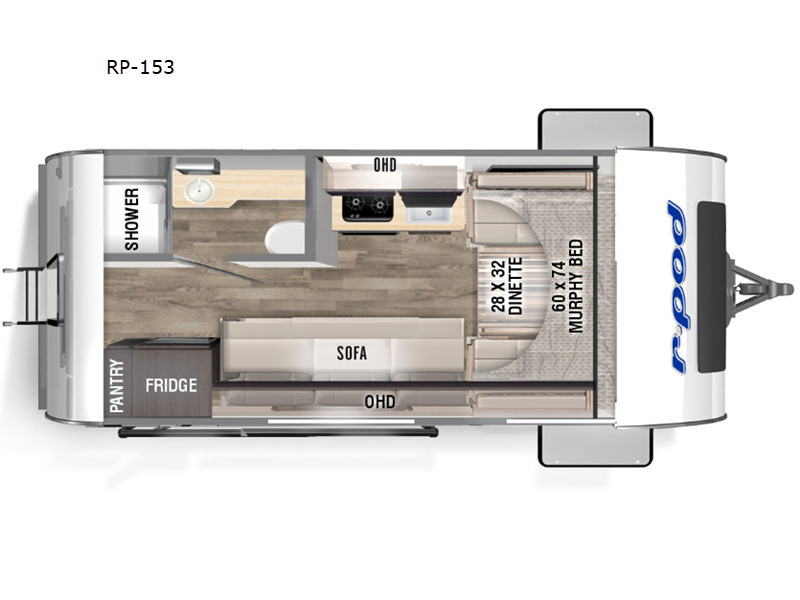 A photo of this 2024 Forest River R Pod 153C