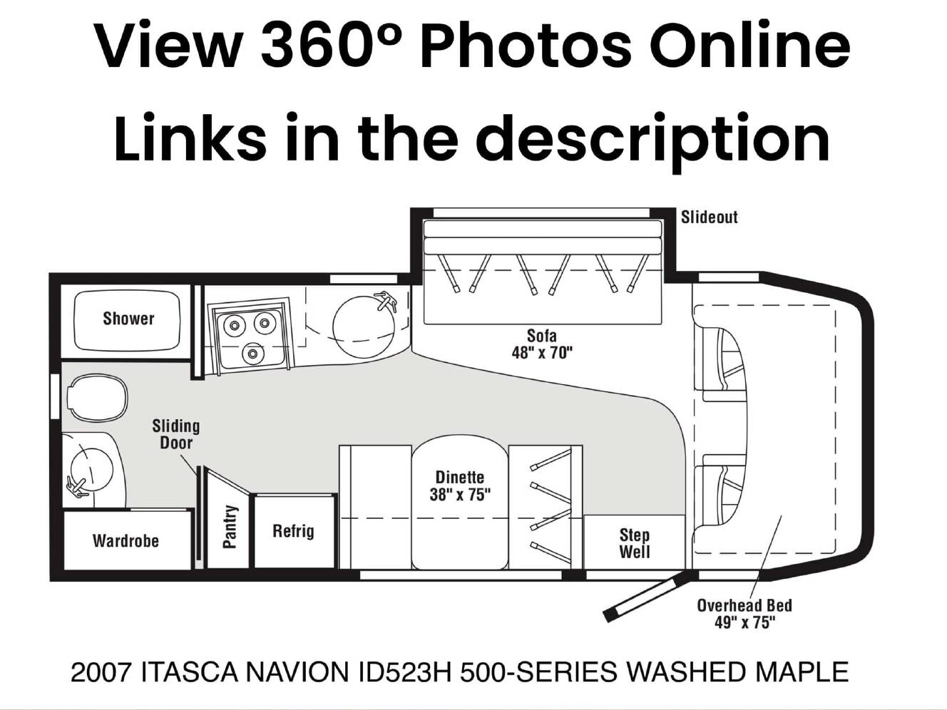 A photo of this 2007 Itasca NAVION 23H