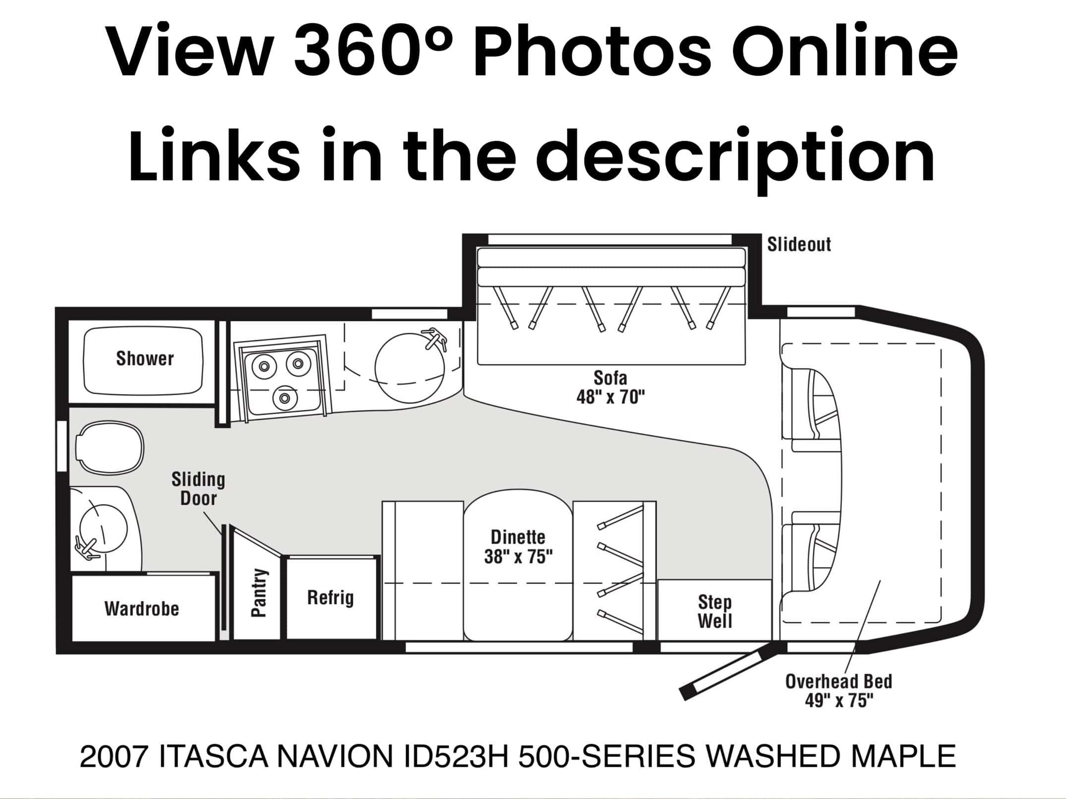 A photo of this 2007 Itasca NAVION 23H
