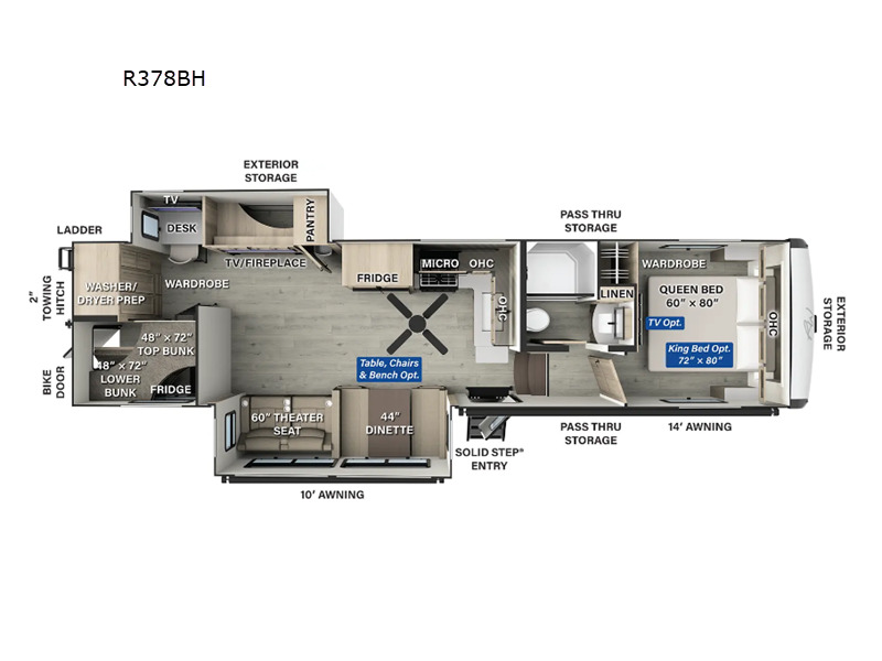 2025 Forest River Rv Rockwood Signature R378BH in shipshewana IN