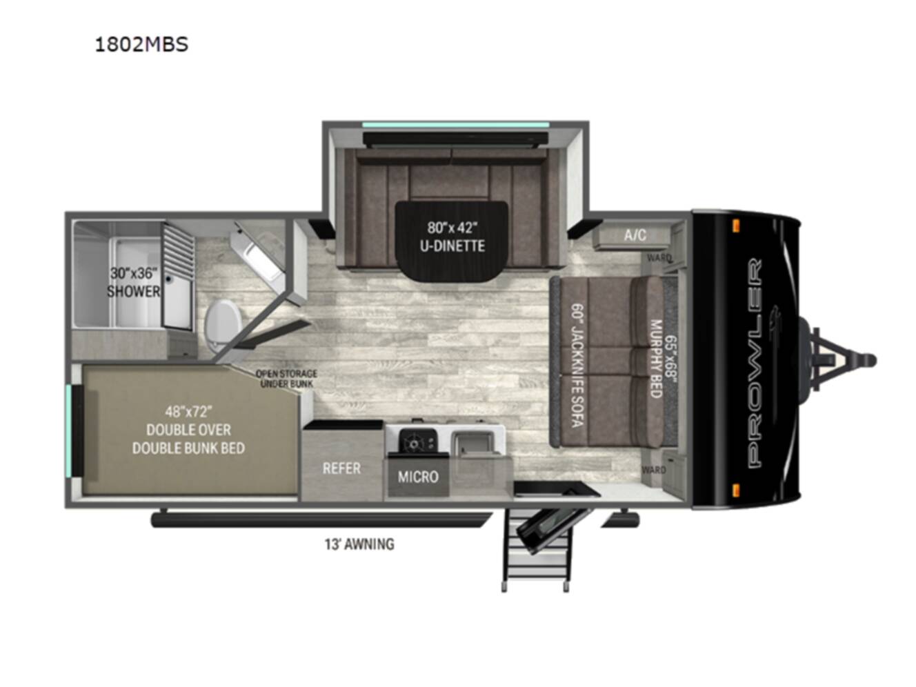 A photo of this 2026 Heartland Prowler 1802MBS