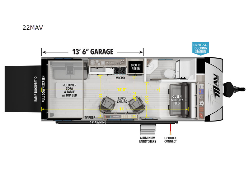 A photo of this 2026 Grand Design MOMENTUM MAV 22MAV