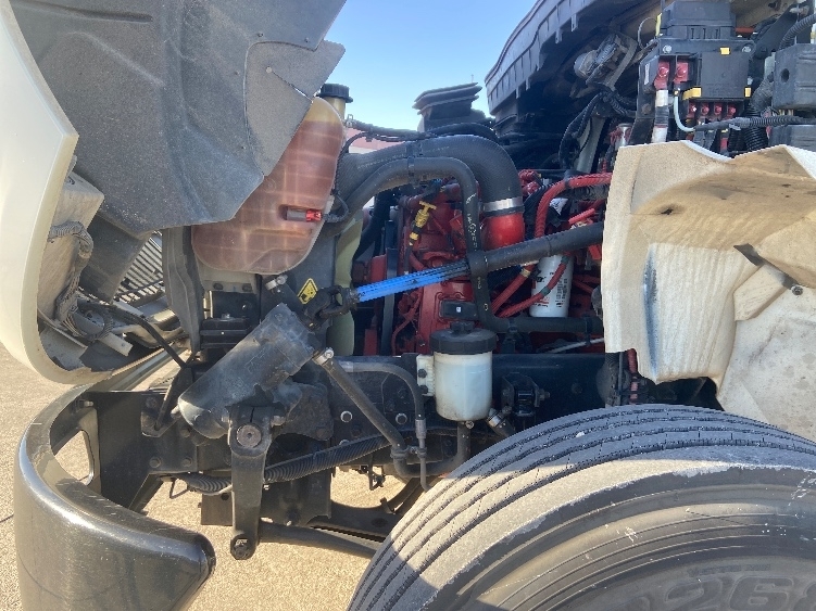 Matchbox Working Rigs #6 International Durastar MV Box Truck 2022 - 1:87, Jaune, Carte Scellée