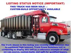 2016 WESTERN STAR 4700SB CONVENTIONAL FASSI CRANE (NEW) GRAPPLE SAW & 24.5' DEBRIS HAUL BODY