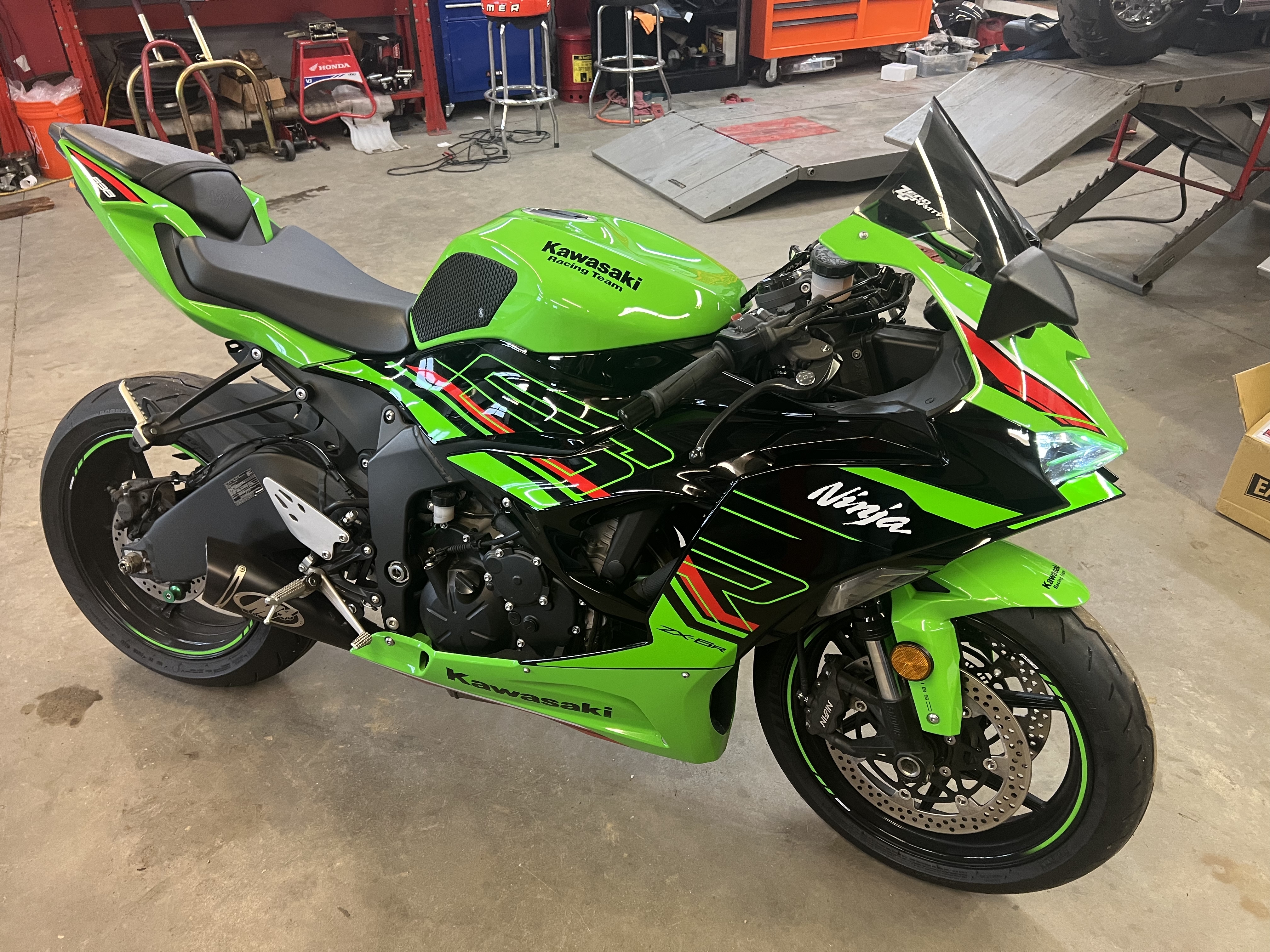 Used Lime Green Ktm,kawasaki,suzuki,yamaha Ninja ZX-6R Motorcycles