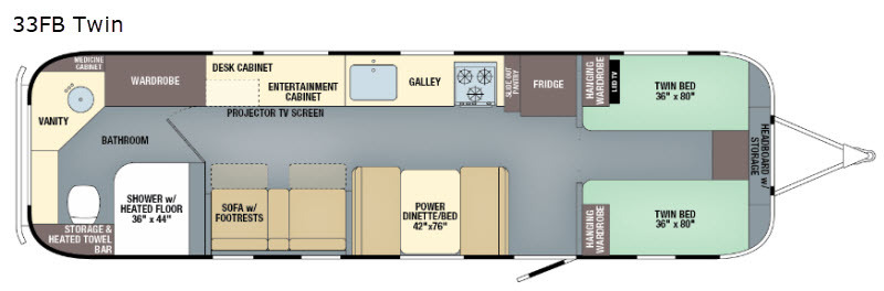 2019 Airstream Classic 33FB Twin in denver CO