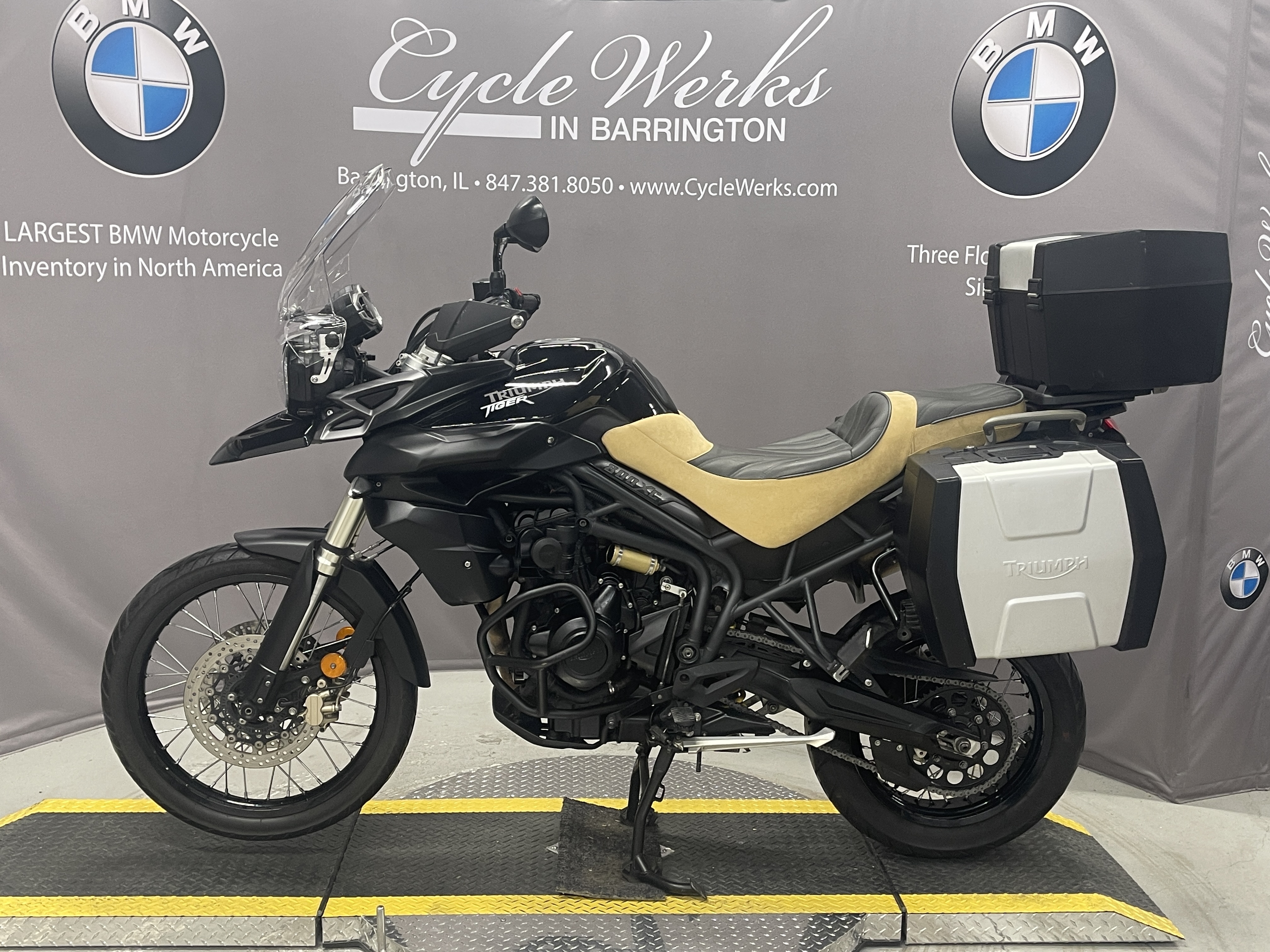 2013 Triumph TIGER 800 XC Dual Sport motorcycle