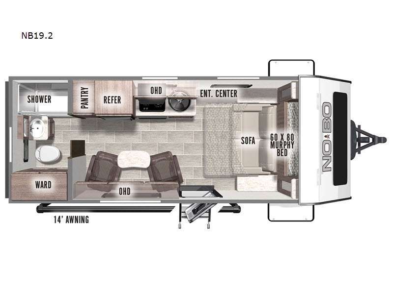 2022 Forest River Rv No Boundaries NB19.2 in cullman AL
