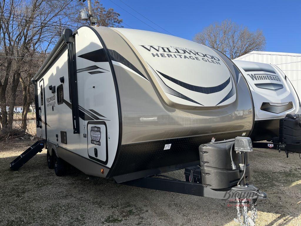 2023 Forest River Rv Wildwood Heritage Glen Hyper-Lyte 22RBHL RV