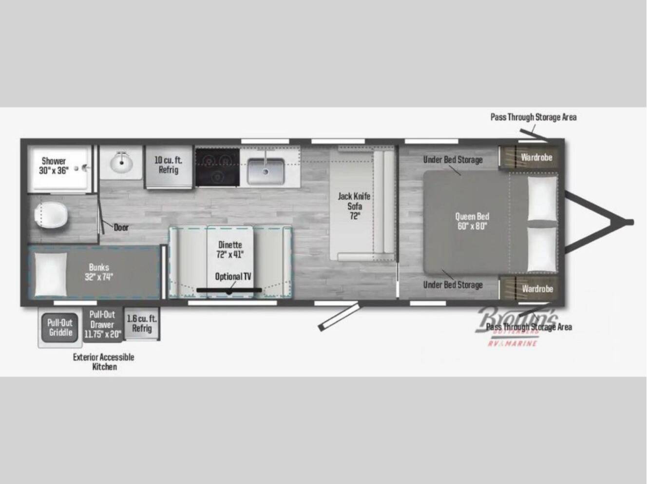 A photo of this 2024 Winnebago Industries Towables Access 26BH