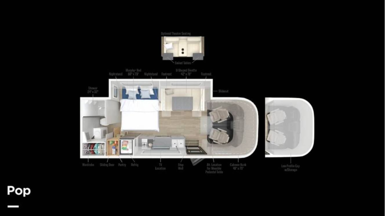 A photo of this 2021 Winnebago View 24D