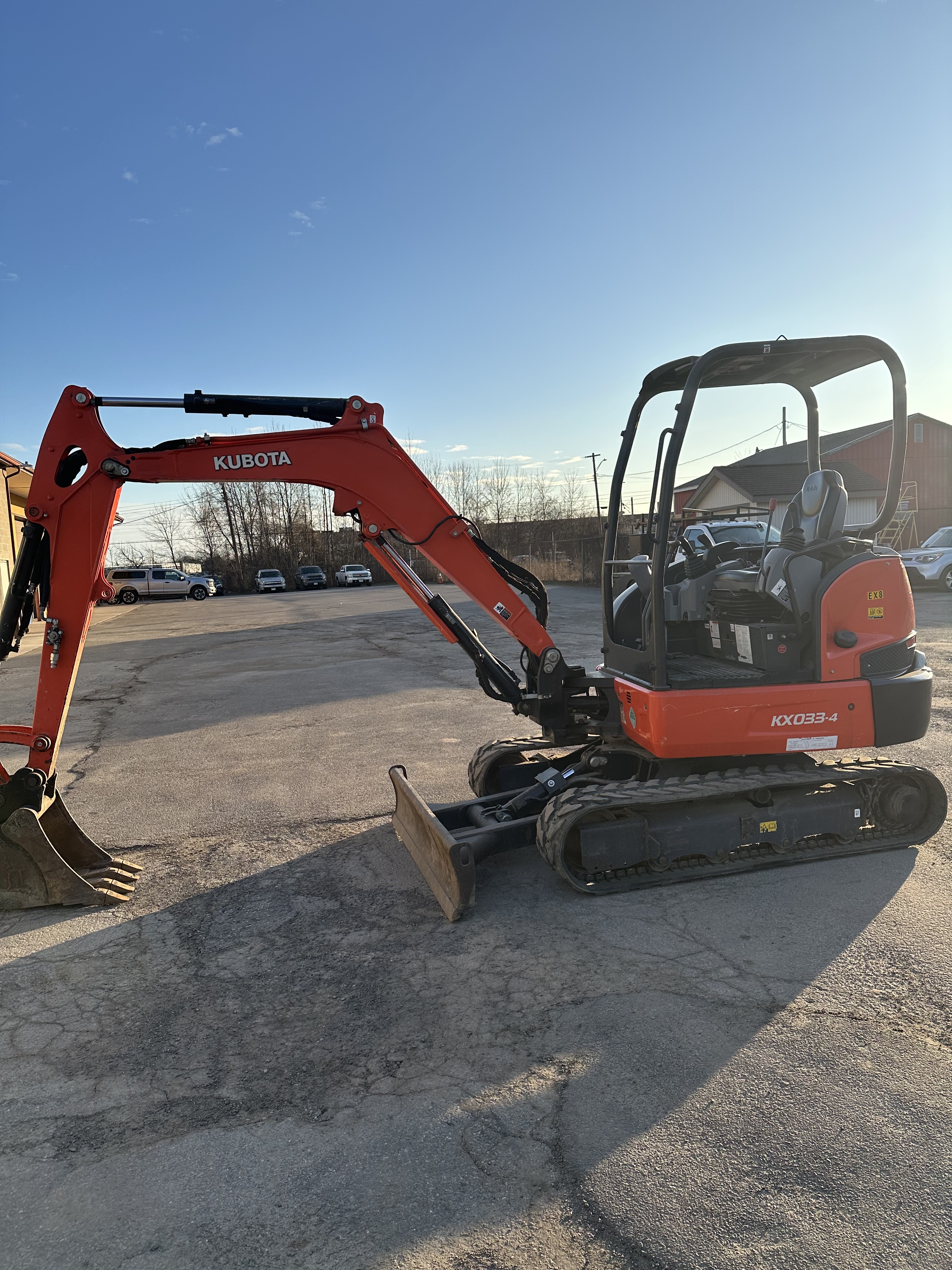 2019 KUBOTA KX033-4 Backhoe