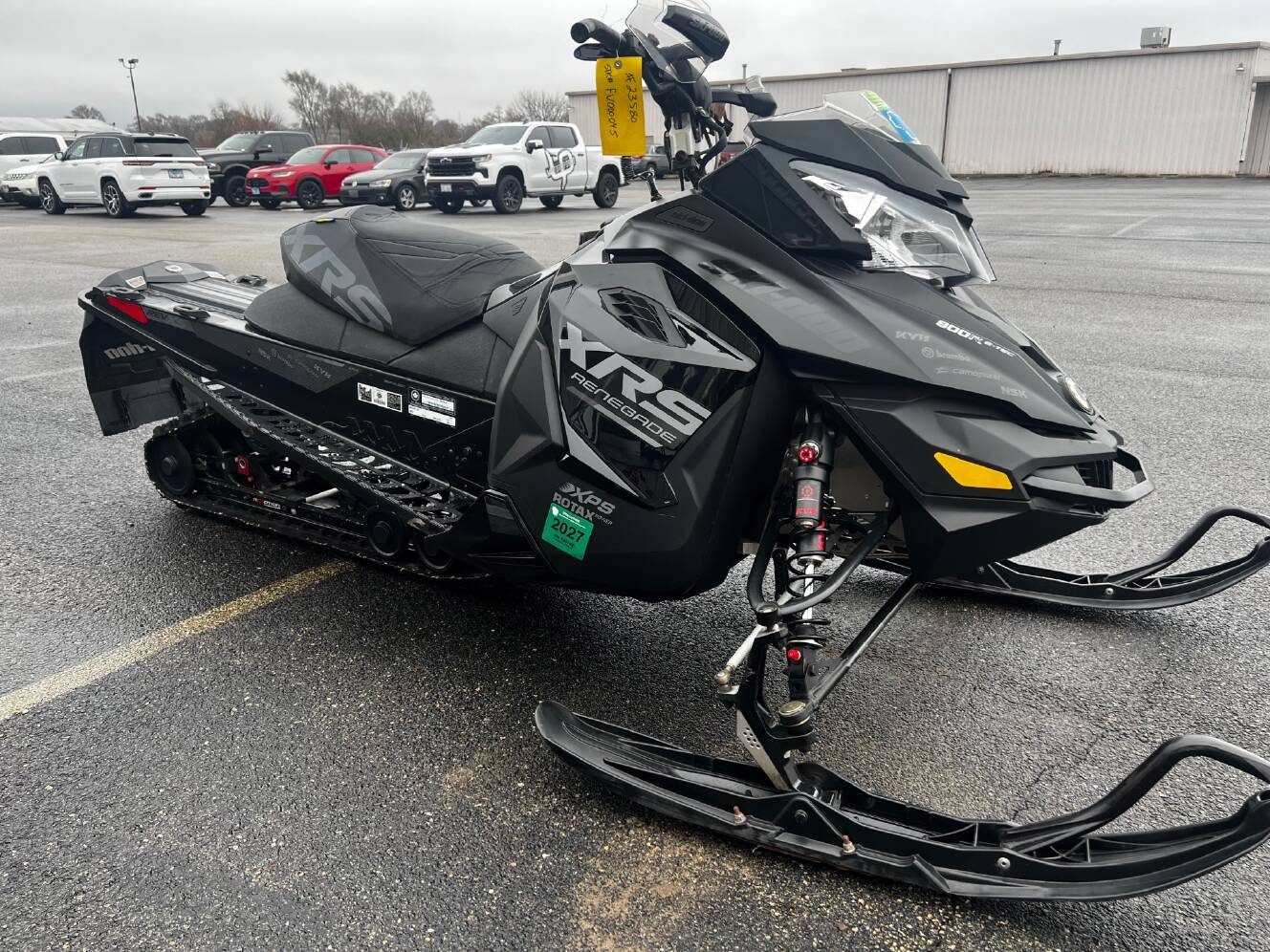 A photo of this 2015 Ski-Doo Renegade X-RS 800R E-TEC E.S., Ice Ripper XT