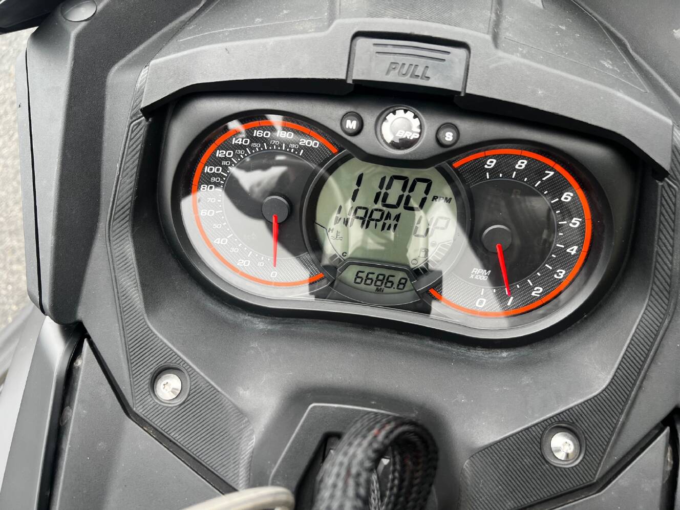 A photo of this 2015 Ski-Doo Renegade X-RS 800R E-TEC E.S., Ice Ripper XT