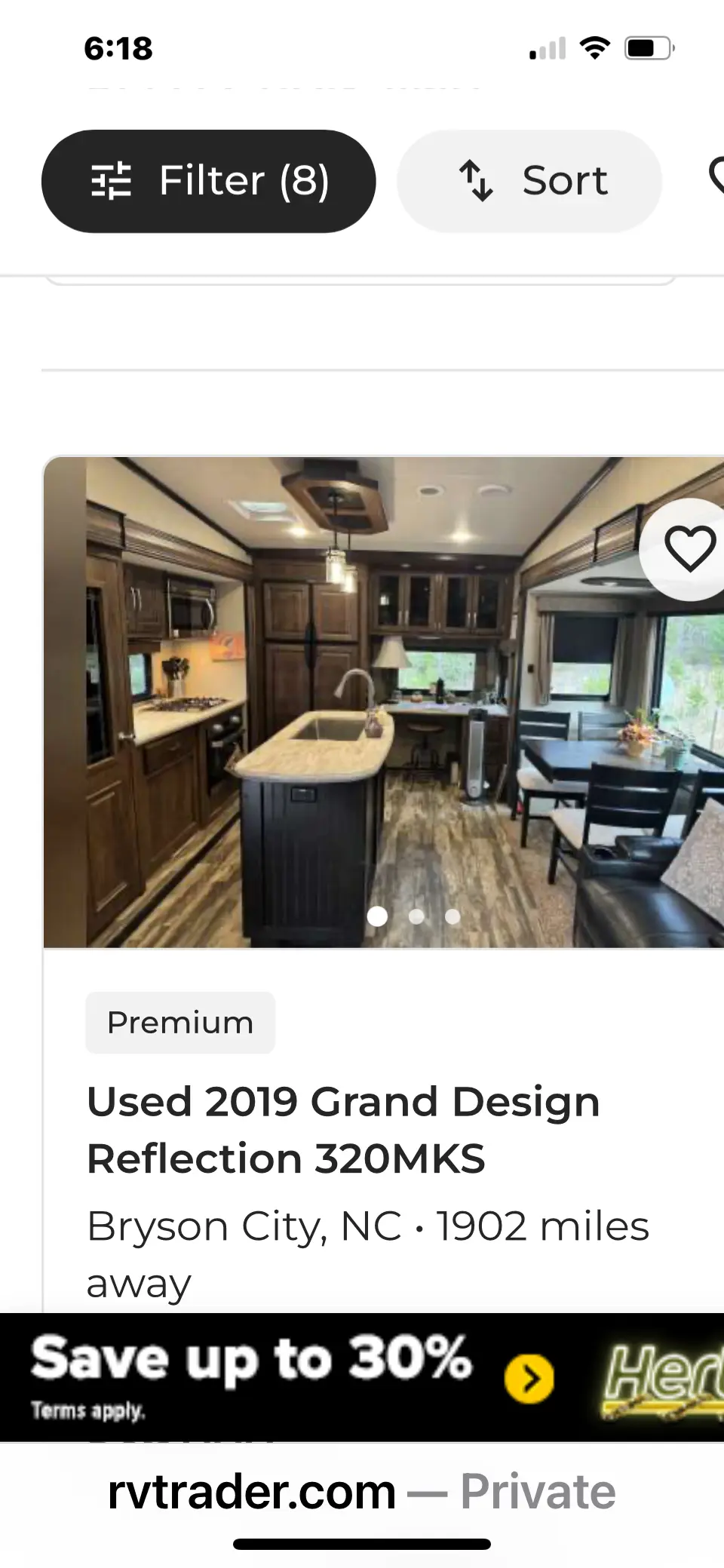 2018 Grand Design REFLECTION 303RLS RV