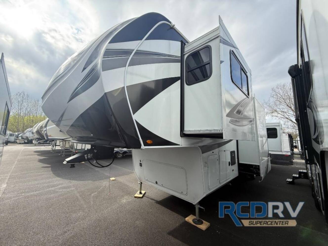 A photo of this 2023 Grand Design Solitude S-Class 3460FL
