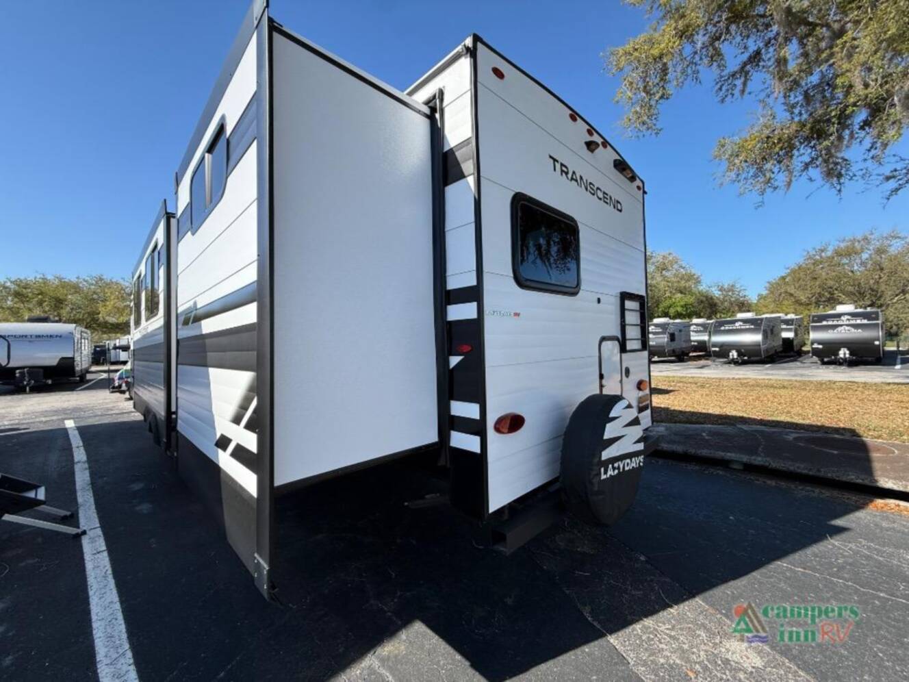 A photo of this 2026 Grand Design Transcend Xplor 335BHT