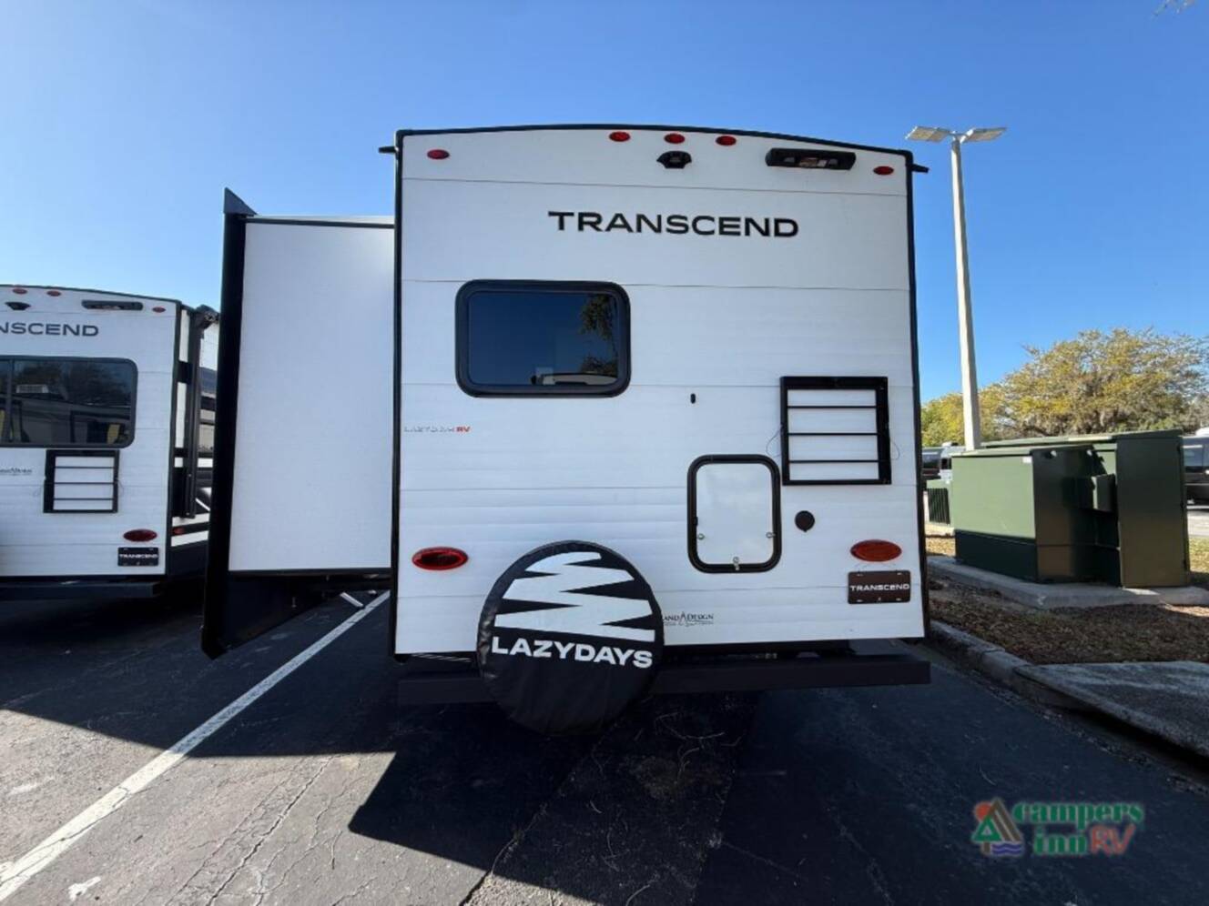 A photo of this 2026 Grand Design Transcend Xplor 335BHT