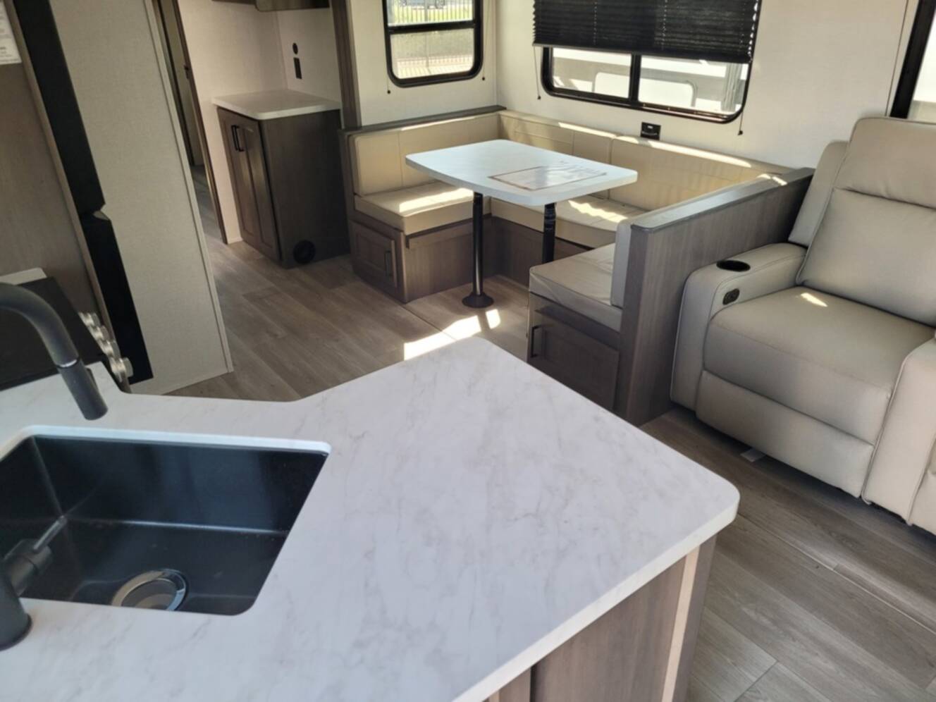 A photo of this 2026 Grand Design Transcend 325BHT