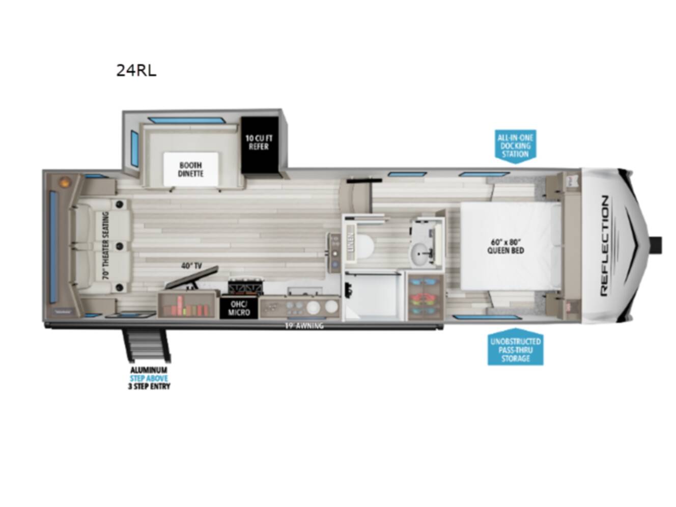 A photo of this 2026 Grand Design Reflection 100 Series 24RL