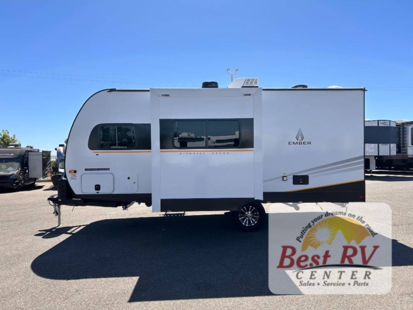 A photo of this 2026 Ember Rv E-Series 19ETS