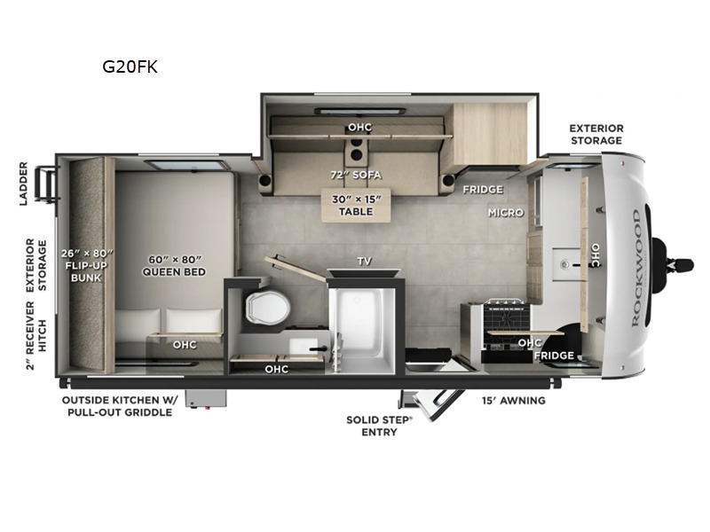 2026 Forest River Rv Rockwood GEO Pro G20FK in east earl PA