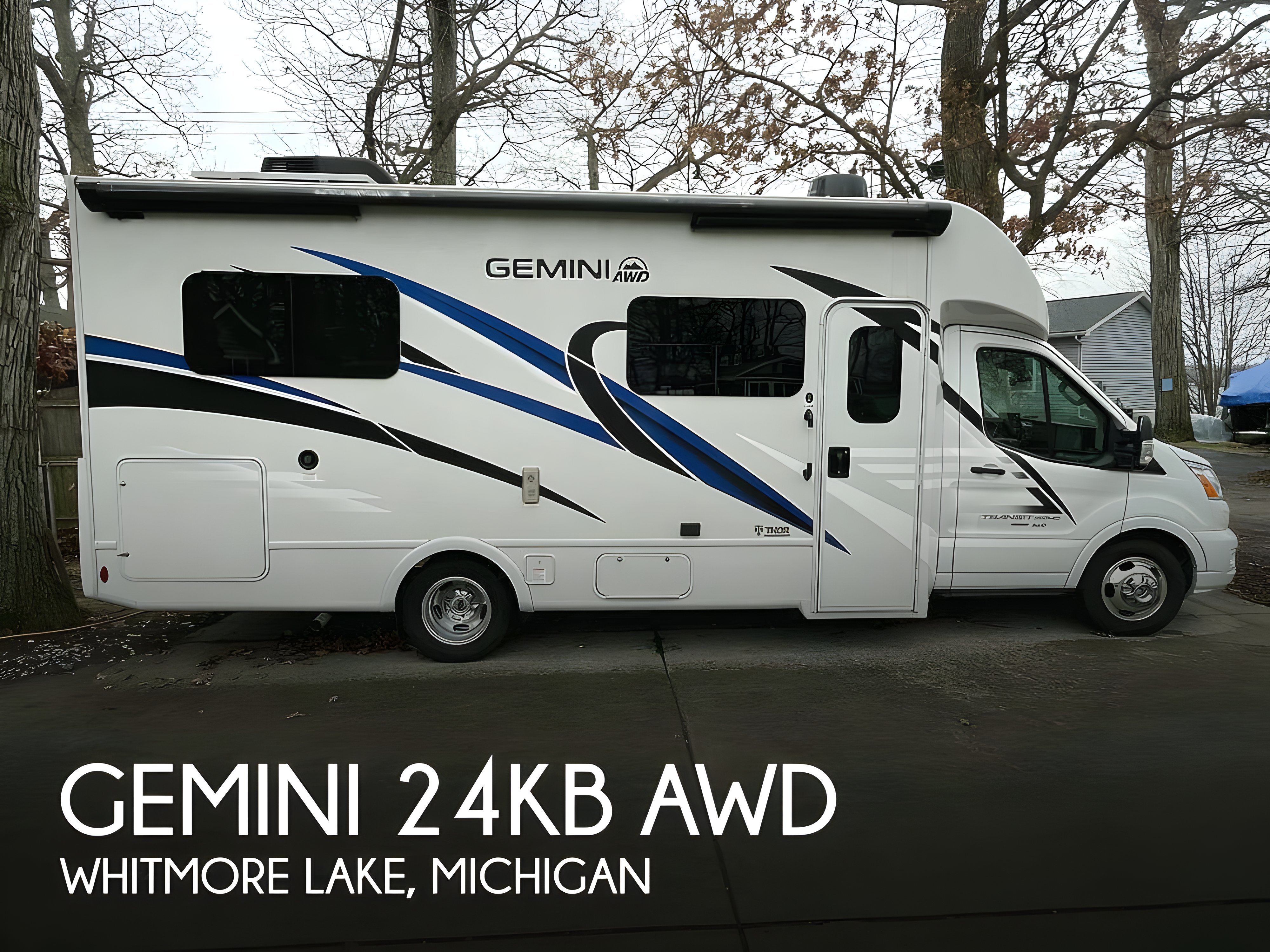 2023 Thor Motor Coach Gemini 24KB AWD in whitmore lake MI