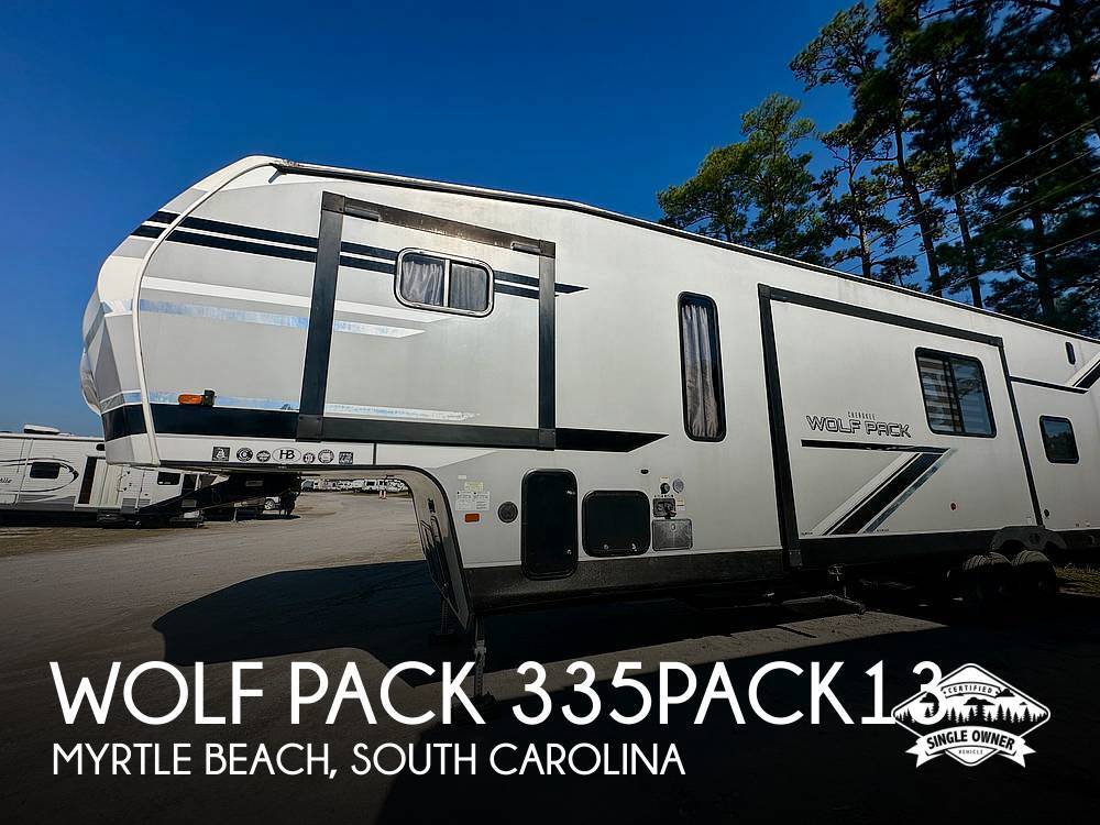 2021 Forest River Wolf Pack 335PACK13 Fifth Wheel Toy Hauler RV