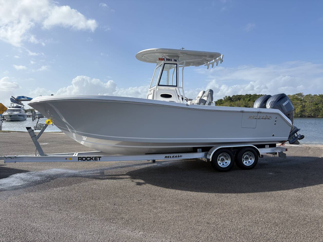 A photo of this 2026 Release Boats 240RX
