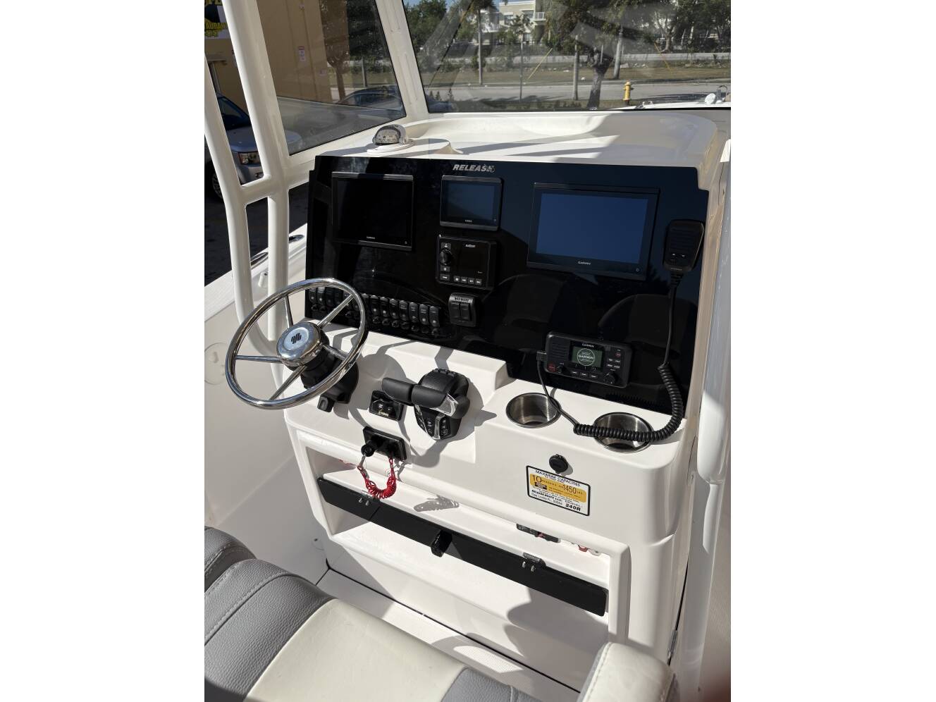 A photo of this 2026 Release Boats 240RX